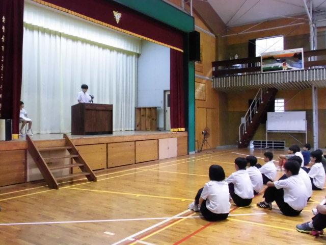 2学期始業式