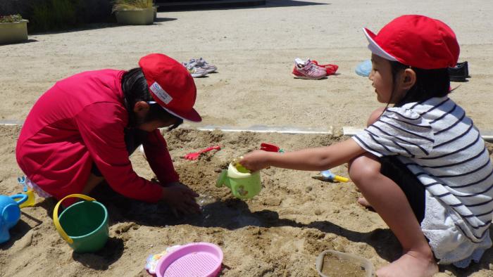 砂遊び
