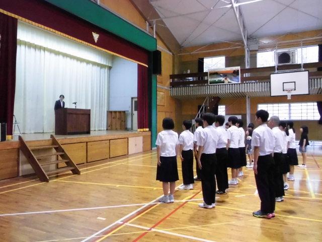 2学期始業式