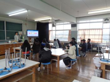 早岐中出前授業