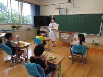 給食時間の指導