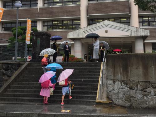 10月のあいさつ運動