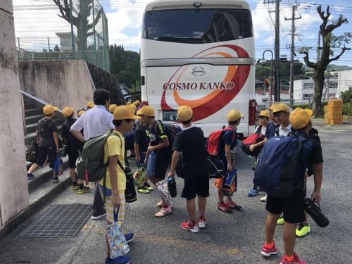 宿泊体験学習 出発