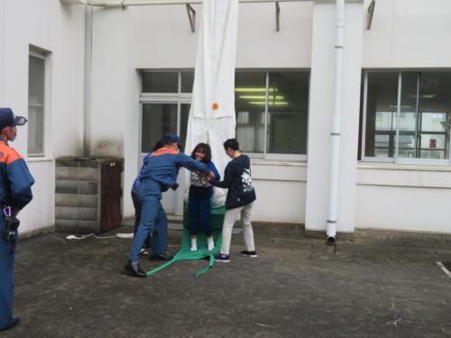 避難訓練がありました