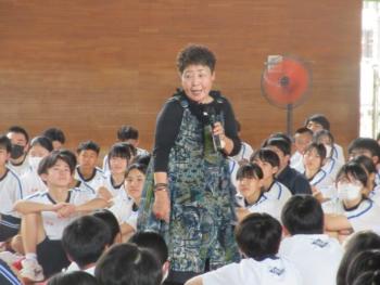 大野中学校いのちかがやく講演会