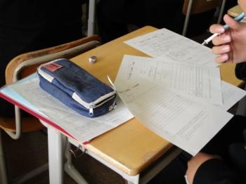 特別選抜入試願書記入