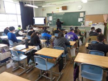 早岐中出前授業