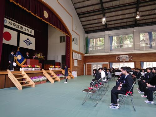 第72回卒業証書授与式