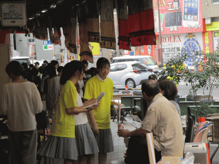 10月10日 戸尾市場で食べ歩きイベント