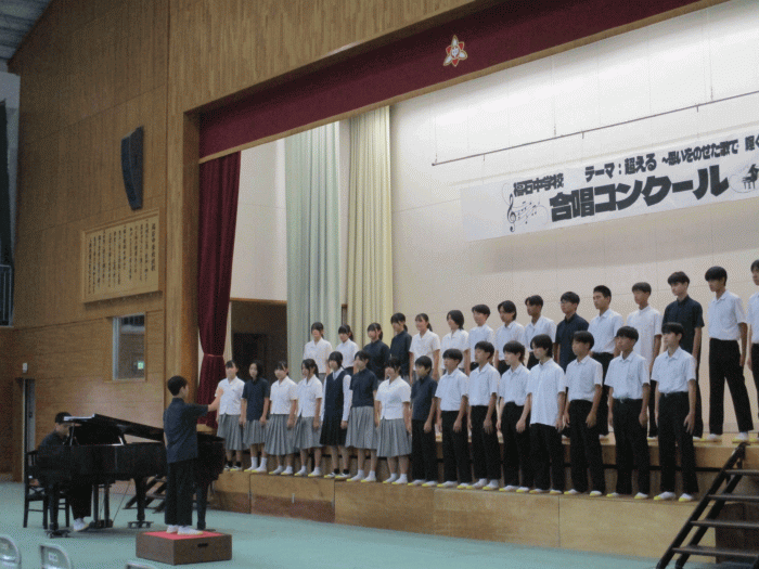 10月16日 校内合唱コンクール